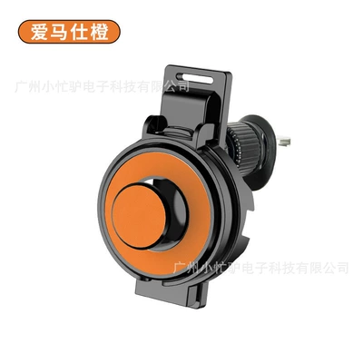 Car cup holder/beverage holder Car Air Conditioner Air Outlet - leather-model-spiral-hook-orange-foldable-and-hookablecan-hold-mobile-phone
