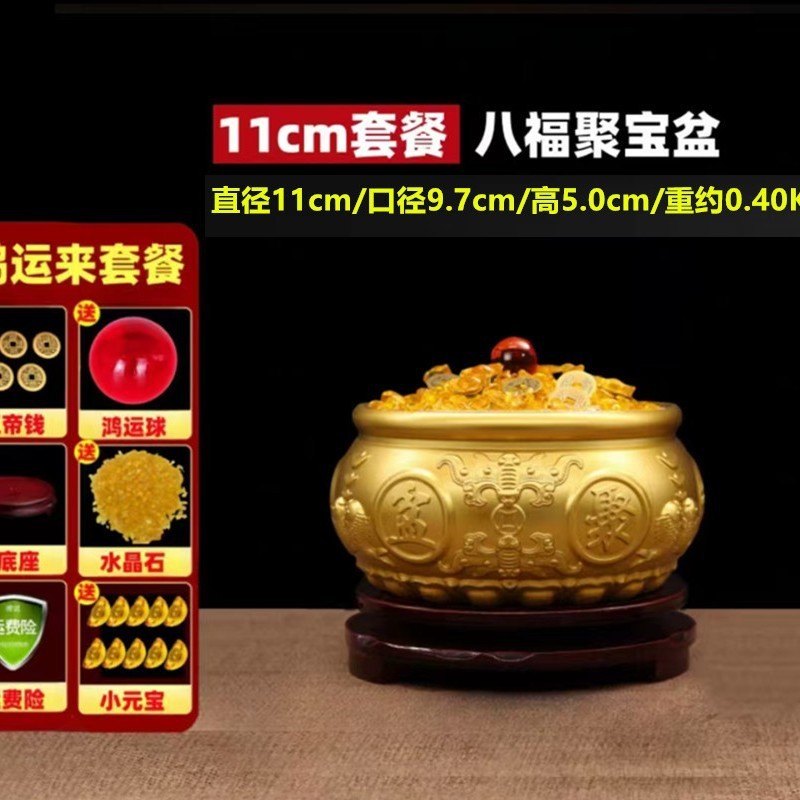 Dixuan 純銅宝の壺装飾品家庭用固体全銅ホームリビングルーム玄関大型貯金箱銅シリンダー|undefined