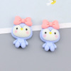 Cartoon hairgrip with bow, headband, cream glue, footwear buckle, resin with accessories, kitten