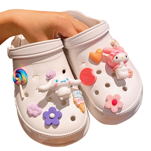 [Yiwu door-to-door delivery] Crocs shoes star Lurina Bell shoe buckles shoe flower decoration ins accessories removable