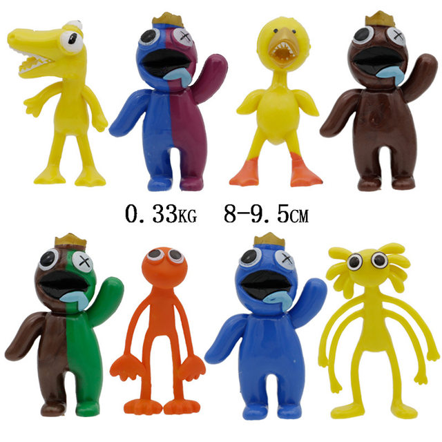 Lot de 12 Rainbow Friends Figurines de Personnages de Dessin Animé  Populaires, Rainbow Friends Figure Model pour Les décorations de gâteaux,  Les Amateurs de Jeux pour Enfants (A) : : Jeux et