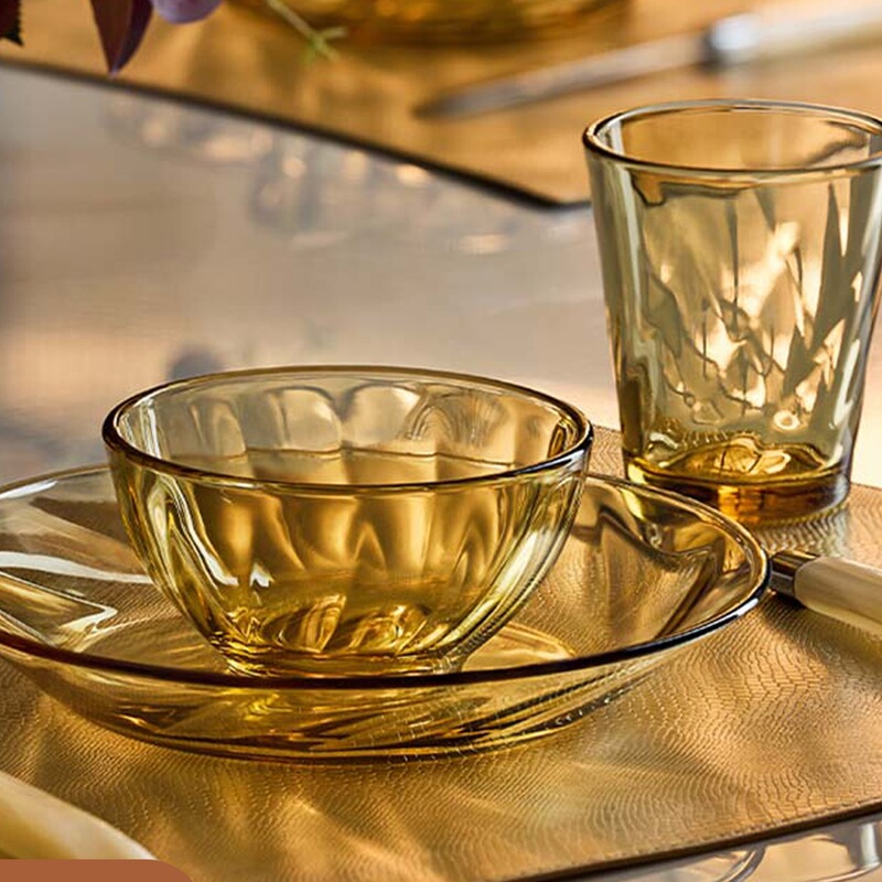 Corning Visions Tableware 2025 New Household Food Grade High Temperature Resistant Glass Dishes and Plates Accessible Luxury Set