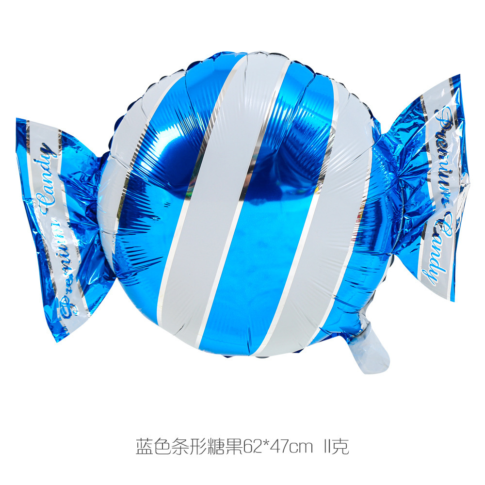 Molino de viento caramelo Lollipop globo de aluminio de 18 pulgadas fiesta de cumpleaños de los niños Navidad caramelo globo de aluminio al por mayor