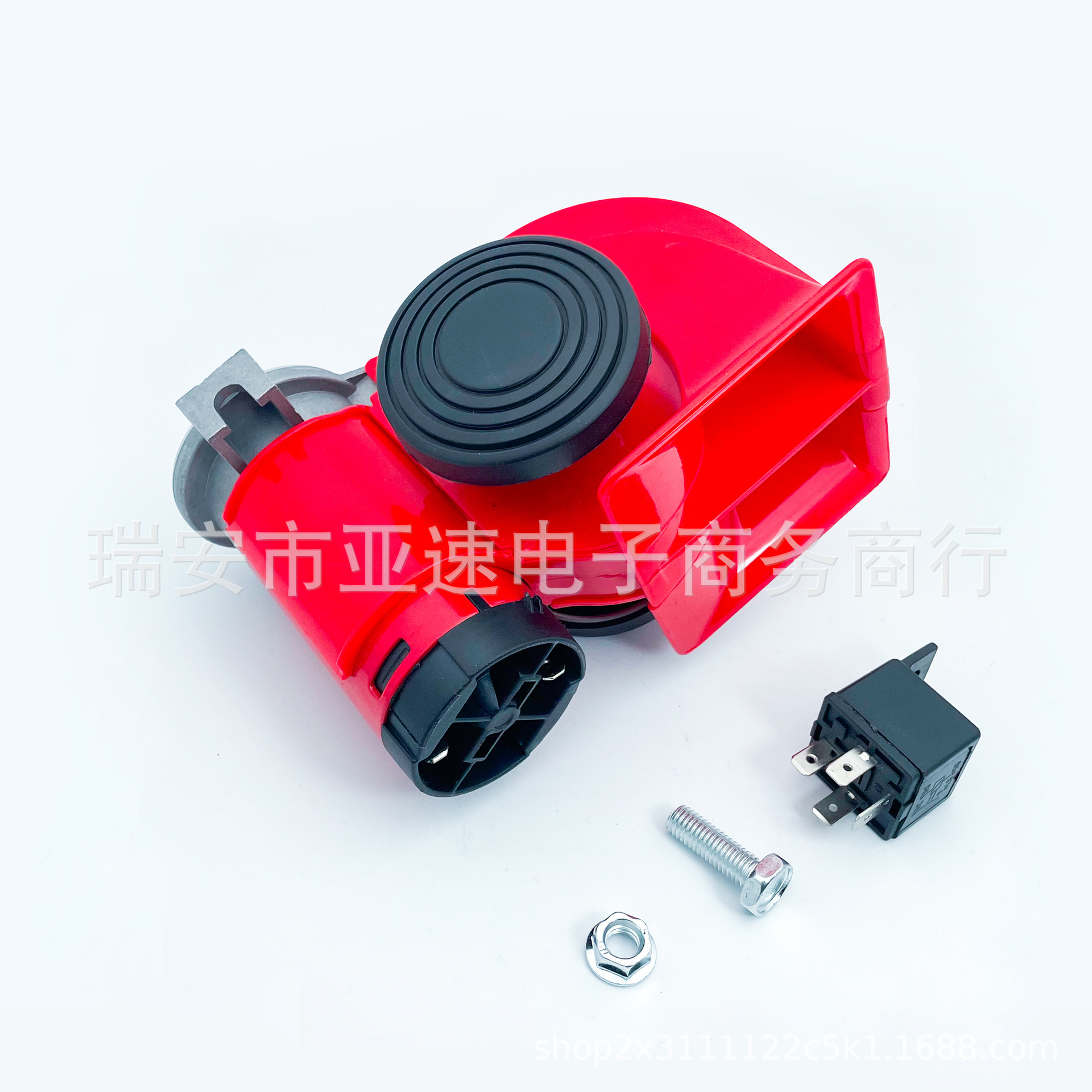 Bocina de Aire 12/24V, Bocina de Bomba de Aire Tipo Caracol, Modificación de Motocicleta y Automóvil, Compresor para Camión TZ-334