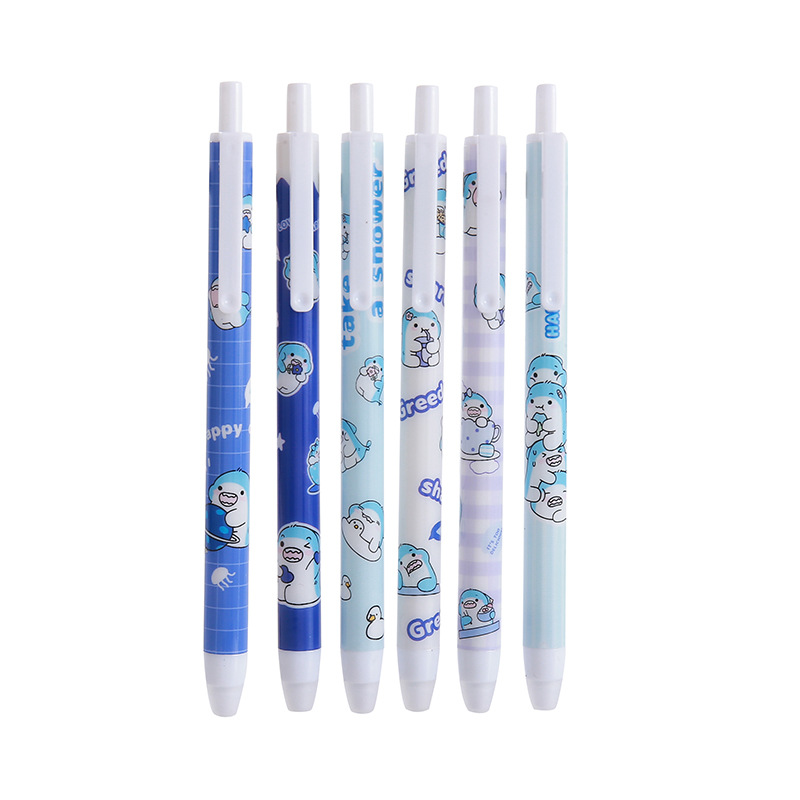 Bolígrafo borrable de alto valor Papelería creativa Bolígrafo de presión de uso fácil para estudiantes Bolígrafo de góner fácil de limpiar Bolígrafo a base de agua de oficina