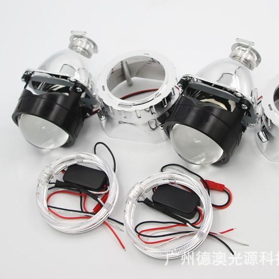 Jinggang traje de lente de doble Luz de 2,5 pulgadas HID lámpara de xenón lente H1 ojo de pez King Kong TL ventas directas de fábrica