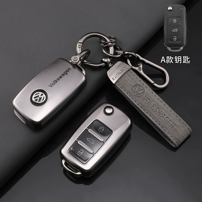 Color Tpu Protective Shell – Static Rod/Key Bag - volkswagen-model-a-titanium-gold-with-space-gray-wood-grain-belt