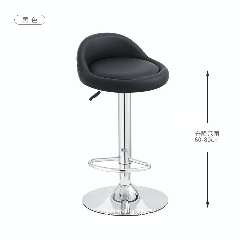 Fábrica directa silla de bar silla de bar elevación silla giratoria silla de respaldo silla casera alta silla de cajero image 3