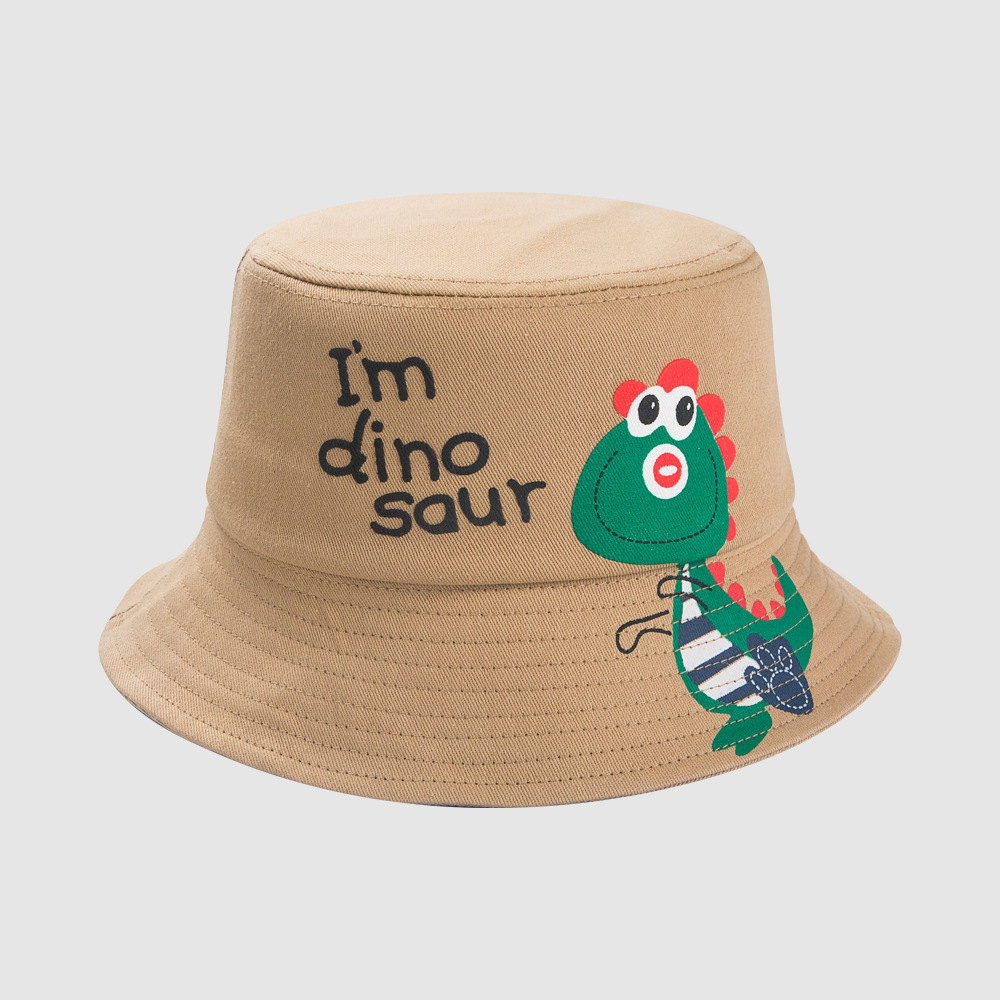 Dinosaur Cartoon Children's Boys And Girls Sunshade Hat display picture 3