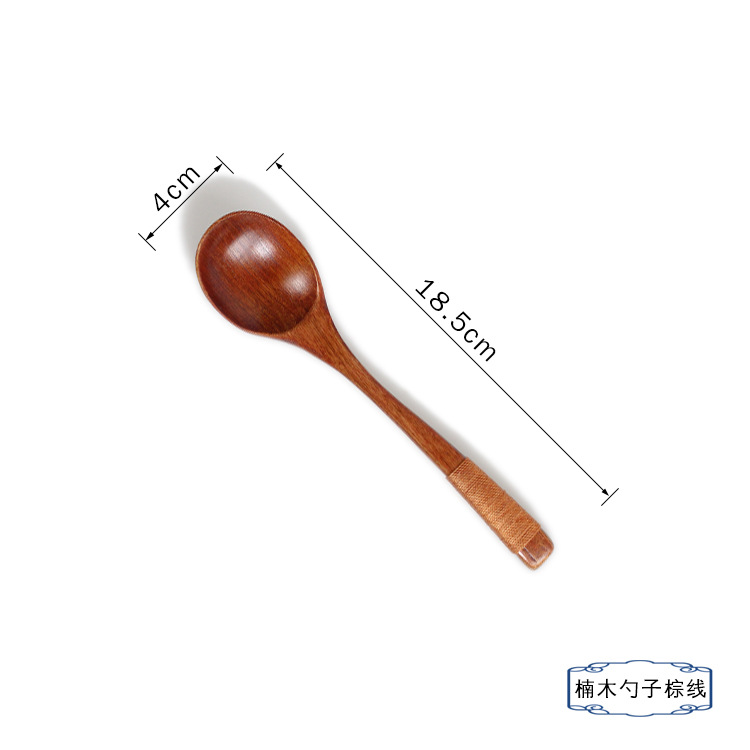 18.5x 4 다크 브라운 라인 피비 스푼