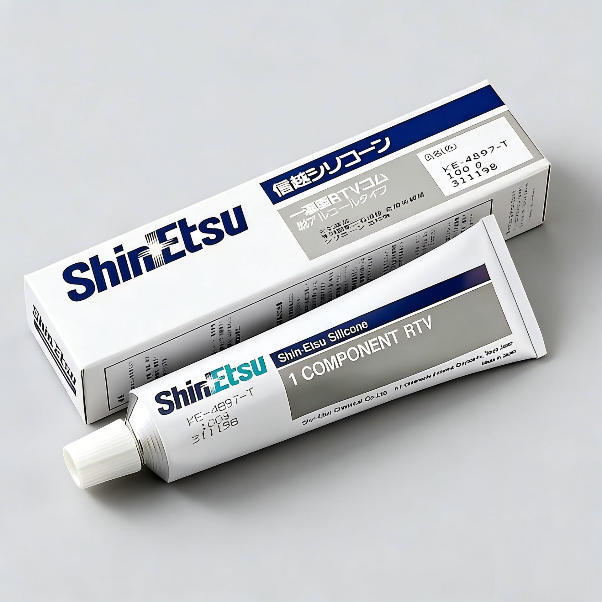 日本信越原装 KE-4897-T 硅胶 白色电子胶 披覆胶 密封防潮绝缘胶