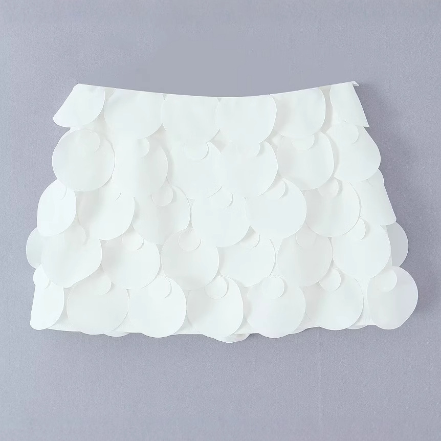 Women's Summer Short Mini Skirt Pants Handmade Decorated New Style Bottoms Clothing_ecoleips.com