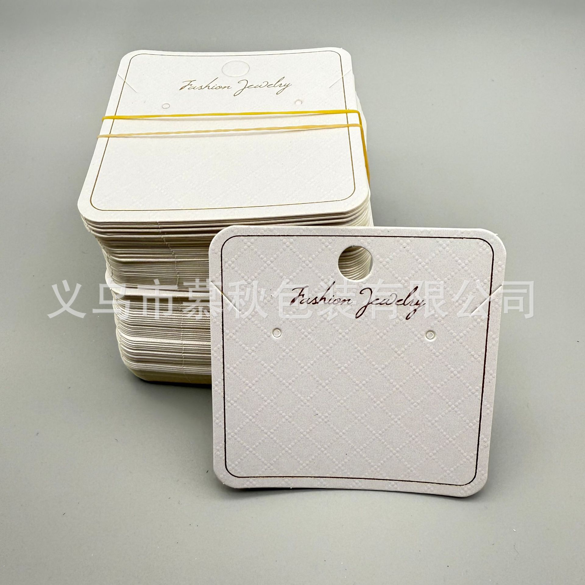 Tarjetas de joyería de textura espesa pendientes collares tarjetas de papel de visualización universal tarjetas de embalaje de auriculares de viento minimalistas