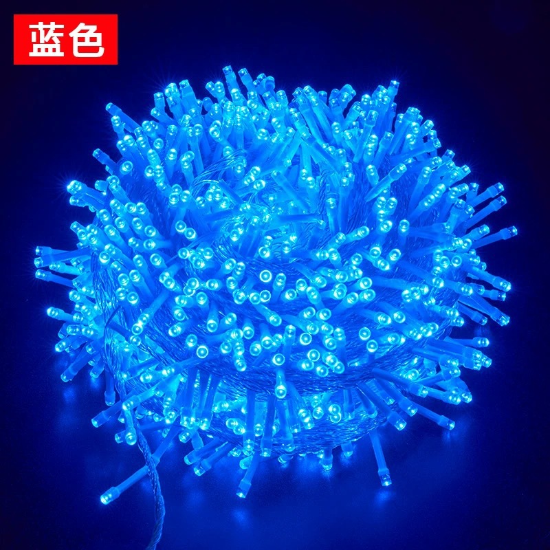 Año Nuevo LED lámpara de decoración de navidad estand luces de atmósfera al aire libre acampando estrella estrella de color a prueba de agua lámpara de luz de cadena