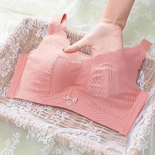 Large size bandeau style fat mm bra with top support to prevent sagging, shrink side breasts, make big breasts appear smaller, seamless all-inclusive underwear for women, thin style