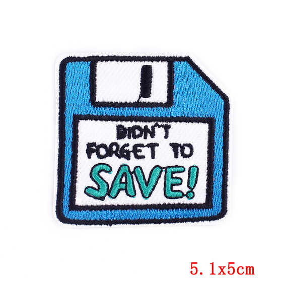 Spot Explosions Cartoon Letter Embroidered Cloth Stickers Feminism Patch T-Shirt Denim Jacket DIY Patch