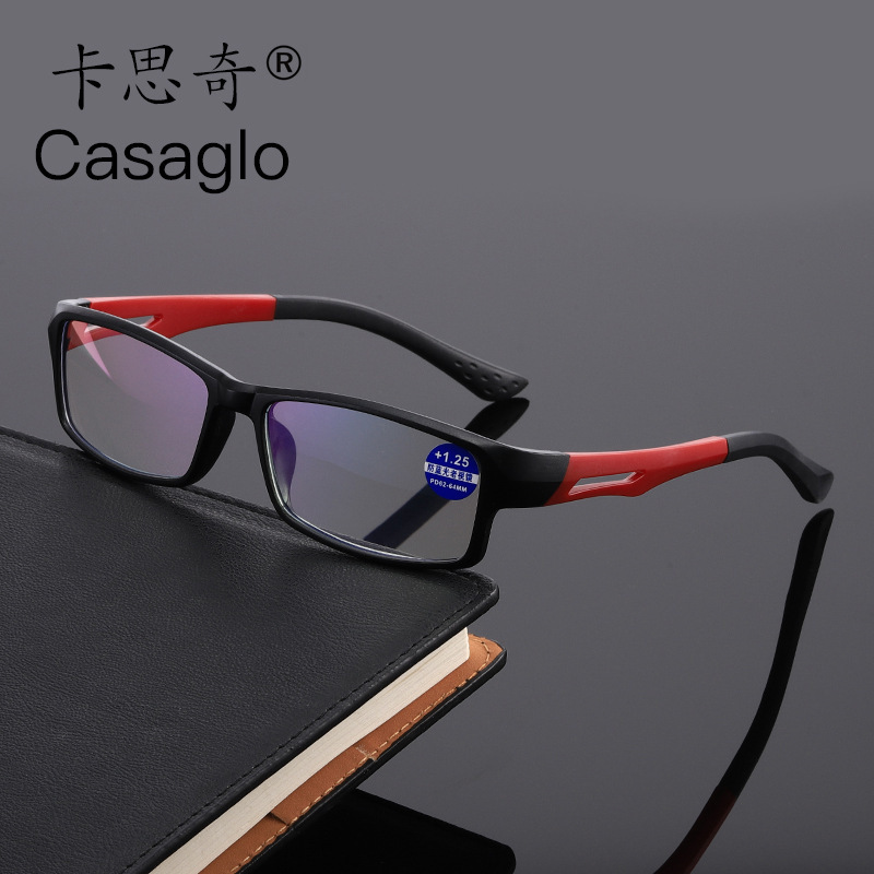 tr90 Glasses Frame Anti-blue Glasses Presbyterian Glasses Ultra Light Reading Glasses Red Black and White tr90 Glasses Frame Anti-blue Glasses Presbyterian Glasses Ultra Light Reading Glasses Red Black and White