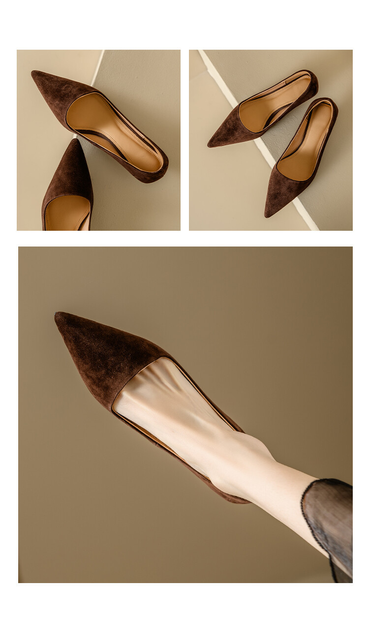 CHIKO Nandalia Pointy Toe Kitten Heels Pumps Shoes