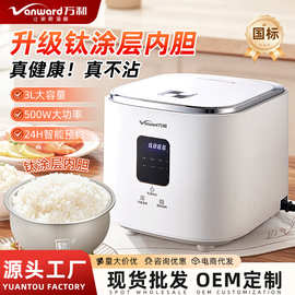 万和迷你智能电饭煲家用宿舍3L4L5L电饭锅智能预约厂家批发跨境