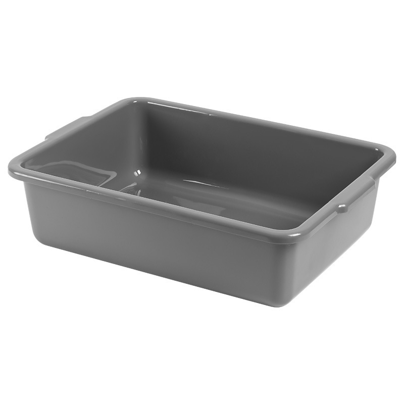 Nuevo material PP en stock congelado marisco cuenca de calidad alimentaria Cuenca del hotel barbacoa cuenca piezas cuadradas vajilla de hielo de calidad alimentaria congelado