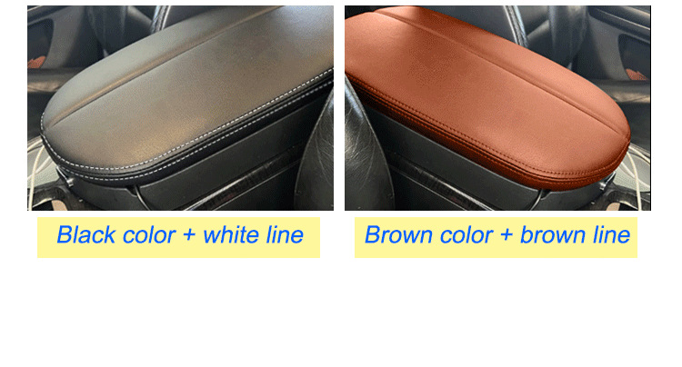 Suitable for 07-13 Acura Mdx Acura Center Console Armrest Box Leather Cover Modification Wear-Resistant Protective Cover Cross-Border Special Use