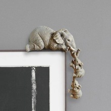 跨境母子大象悬挂小象雕像树脂家居摆件工艺品家居装饰摆件批发