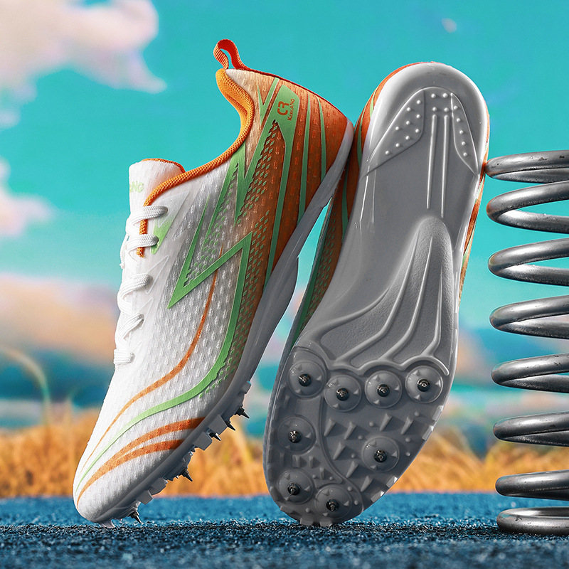 Zapatos de atletismo transfronterizos, zapatos de carrera deportivos profesionales, zapatos de entrenamiento para hombres y mujeres, prueba física de salto de distancia, sprint