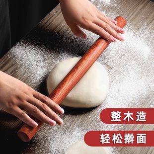 Ebony sandalwood rolling pin Japanese kitchen household solid wood rolling pin no paint non-stick rolling pin manufacturers wholesale