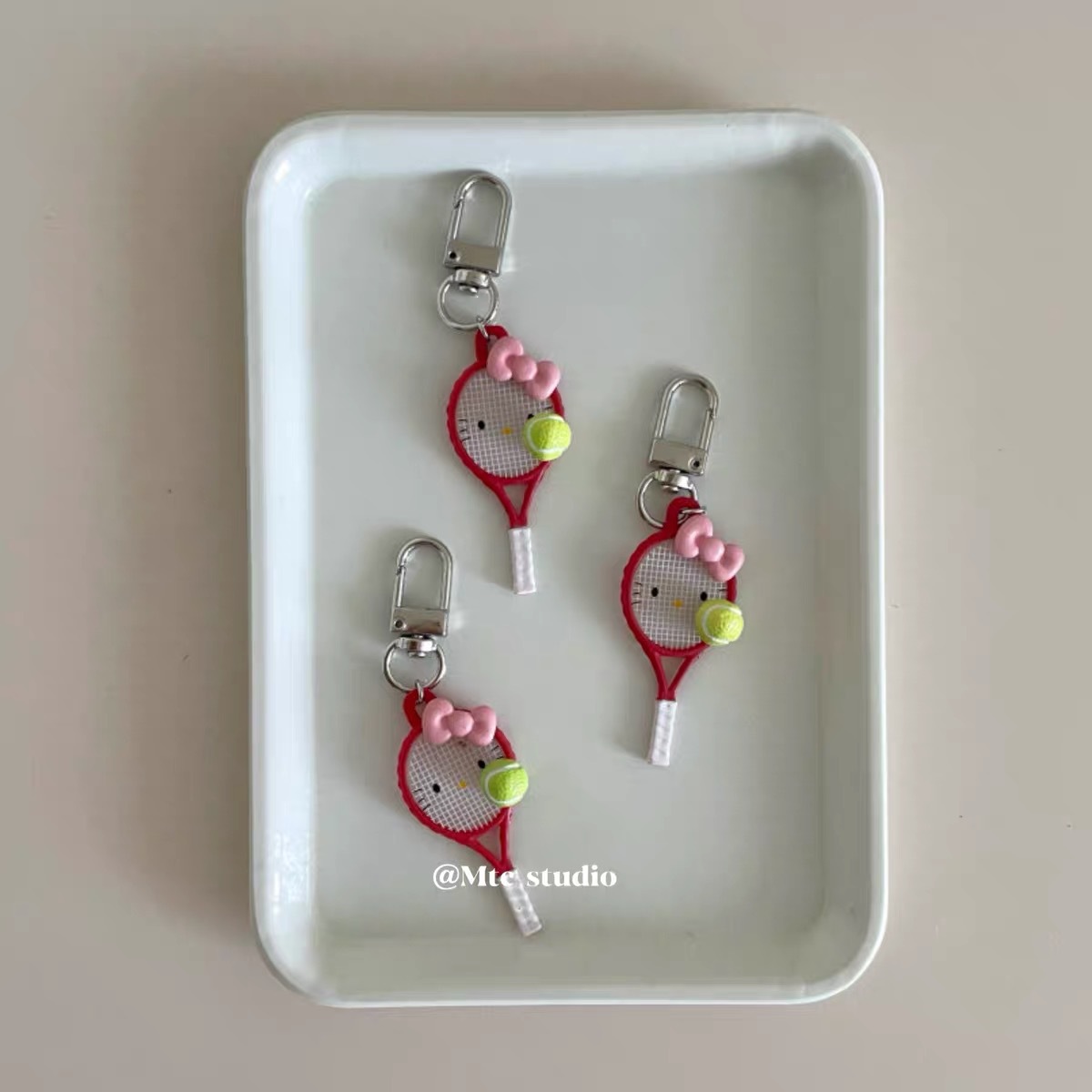 Small Versatile Cat Keychain Pendant Bag Zipper Charm DIY Material Accessories Mobile Phone Chain Accessories