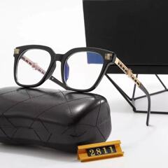 2025 新しいラージフレームスクエアチェーンサングラス男性と女性のためのトレンディなカジュアル日焼け止めメガネアウトドアサングラス