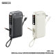 REMAX Ruiyuan 20W 22.5W comes with double fast charging line wall plug mobile power 10000mAh multifunctional electric treasure