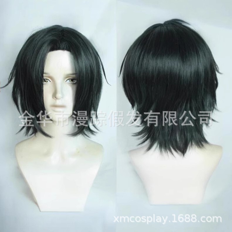 Fittan Potoh cosplay Wig Black Green Spider Brigade Full Time Hunter