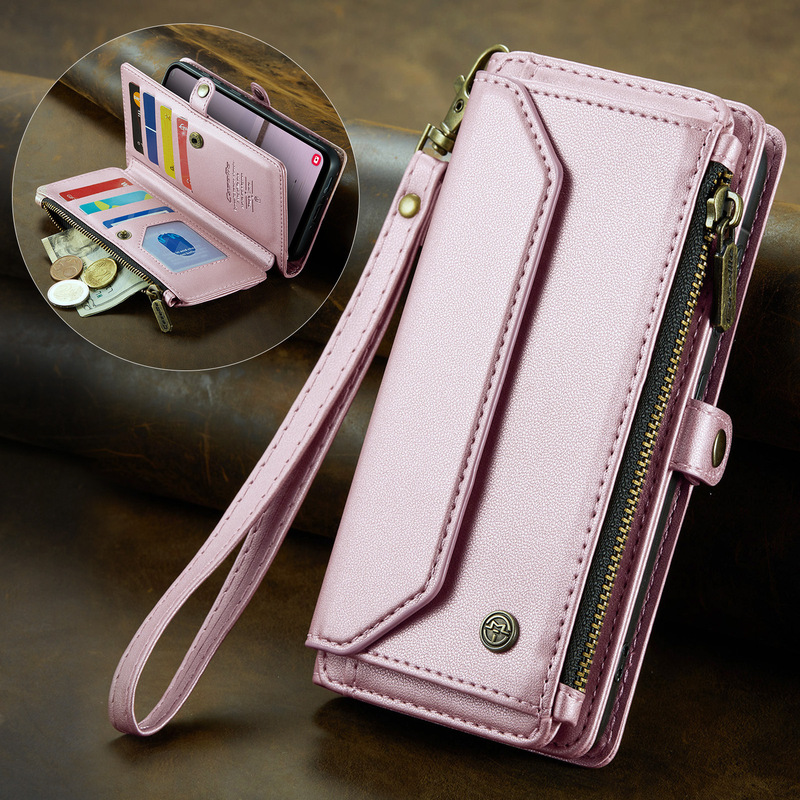 Suitable for A52 Samsung A53/A54 Mobile Phone Case A55/A71 Wallet Style A72/A50S with Crossbody Shoulder Strap and Hand Strap