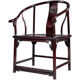 批发红木家具赞比亚小叶紫檀圈椅明式古典实木血檀圆椅太师椅子休