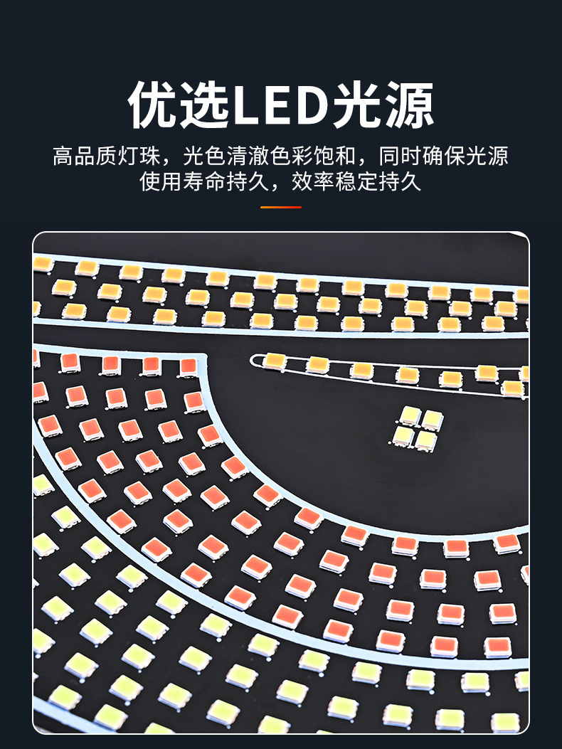 Dynamic Devil's Eye Light Car Sticker Led Display Truck Car Front and Rear Glass Light