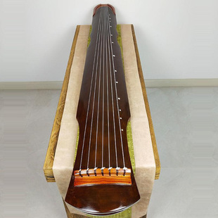 Grade Pure Handmade Ancient Zither Old Musical Instrument String Instrument Ancient Zither Fuxi Style Paulownia Seven-String Zither Hand Performance for Beginners