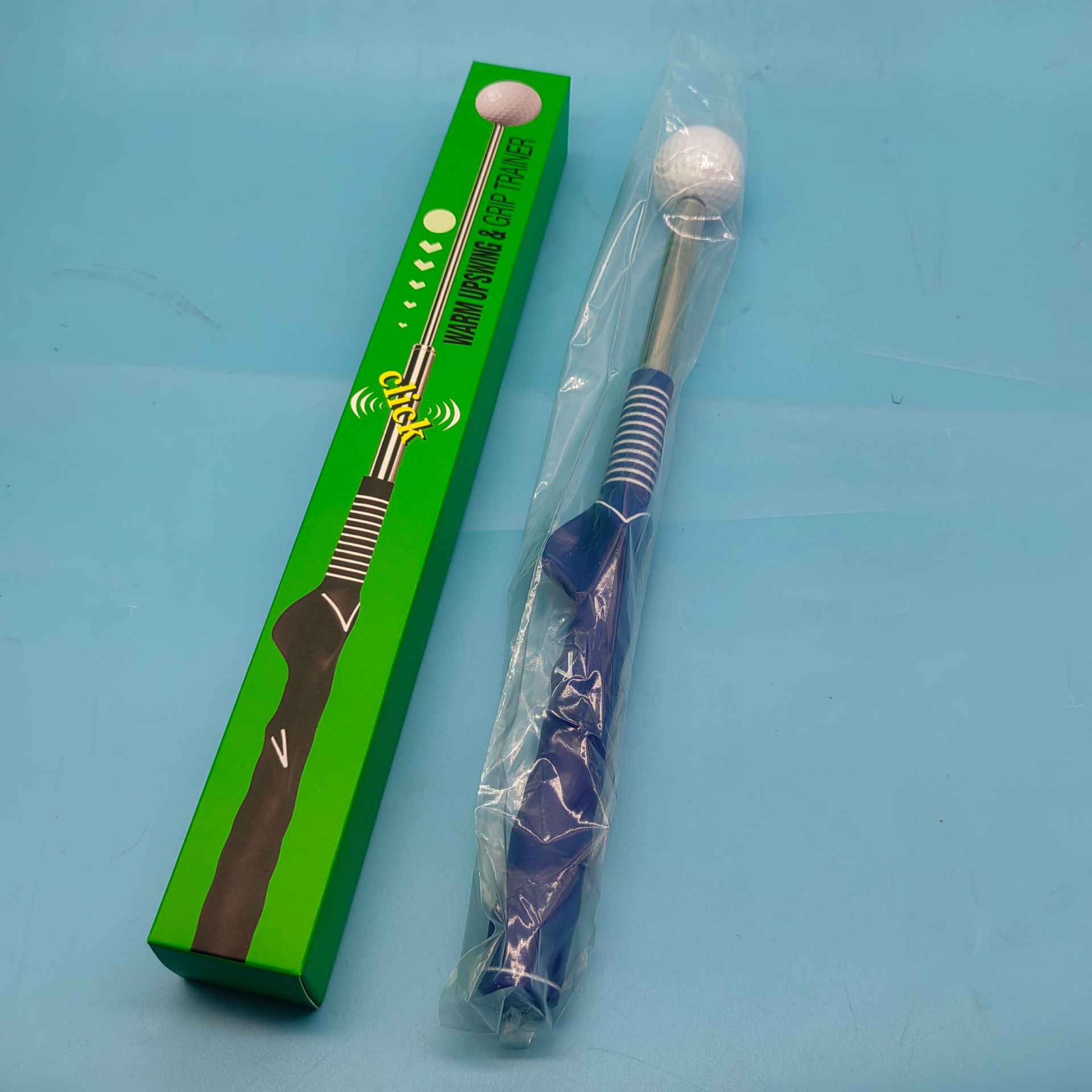 진한 파란색 그립 + 흰색 공 + 색상 상자