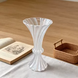 小众3D打印花瓶玄关摆件复古抽象欧式家居软装新款艺术仿真花插花