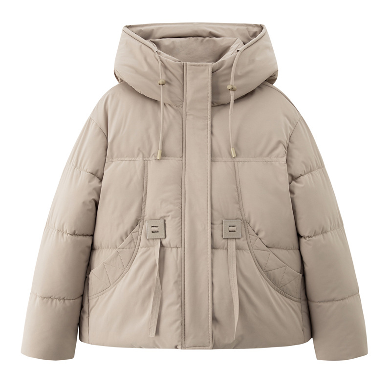Algodón corto para mujeres 2025 nueva moda de invierno de estilo coreano abrigo de algodón plumón suelto y grueso chaqueta de algodón de fragancia