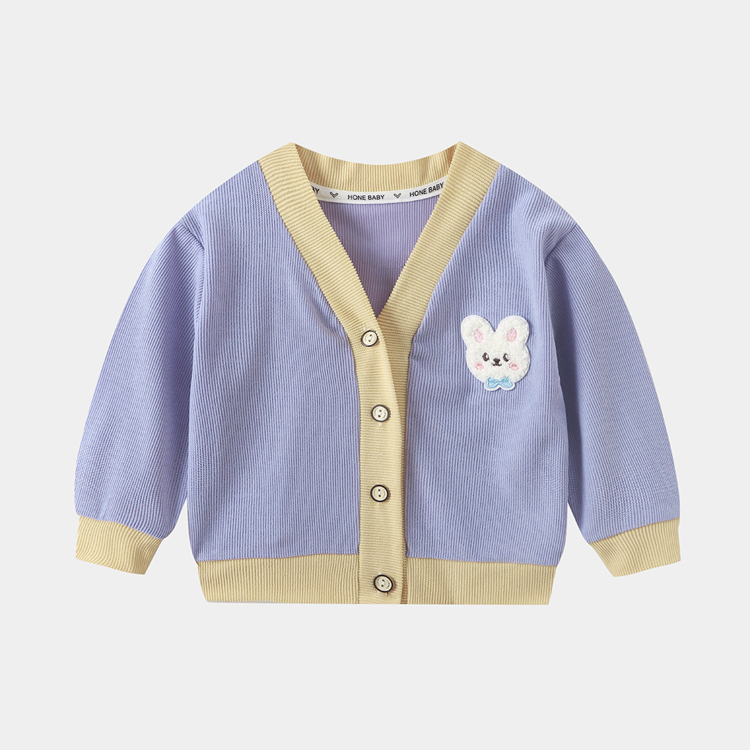Comercio exterior transfronterizo chaqueta de punto para niños primavera y otoño camisa coreana cardigan chaqueta de moda infantil