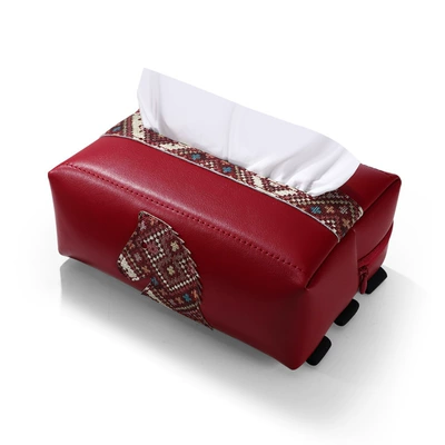 Box 2026 New Year Red High-End Car tissue box/set