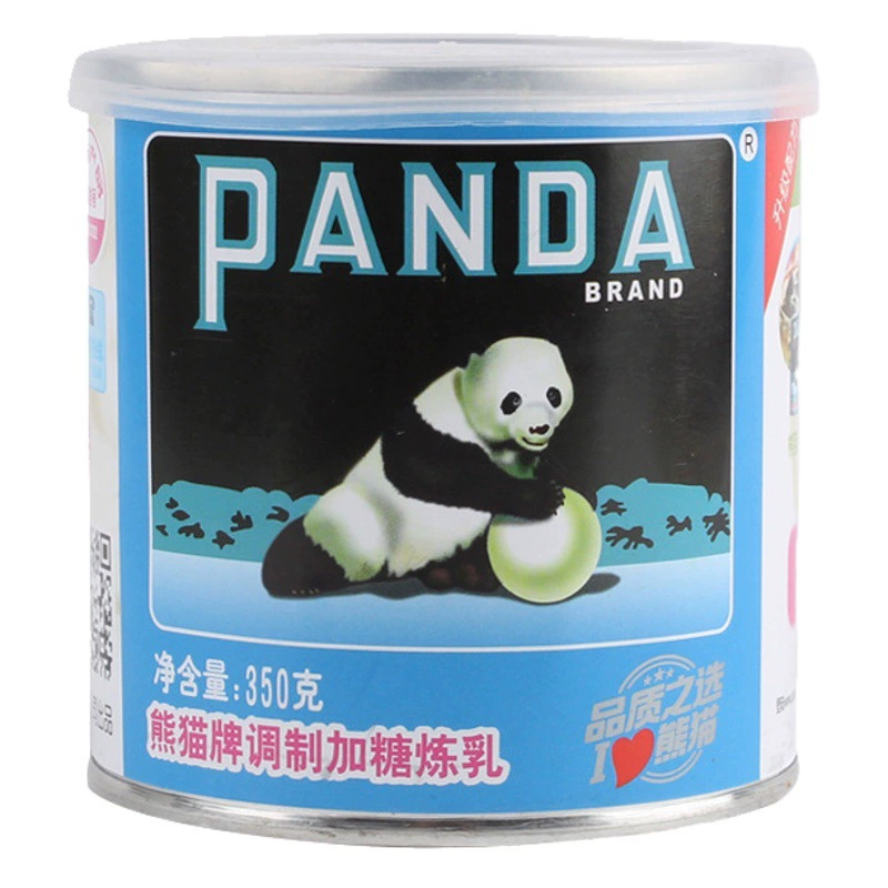 Panda сгущенное молоко 350 г консервированный чай с сгущенным молоком специальный бренд Panda молочная бутылка для практики подлинные товары сгущенное молоко бесплатная доставка