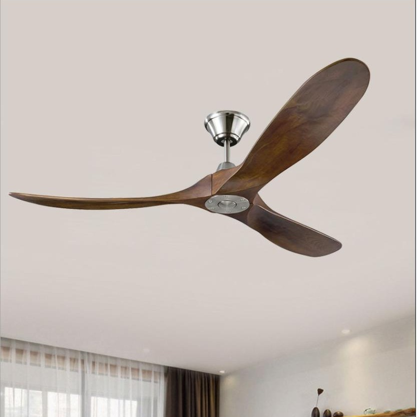 (Cross-border trading), air fan from natural wood for commercial use, 60 inch 3