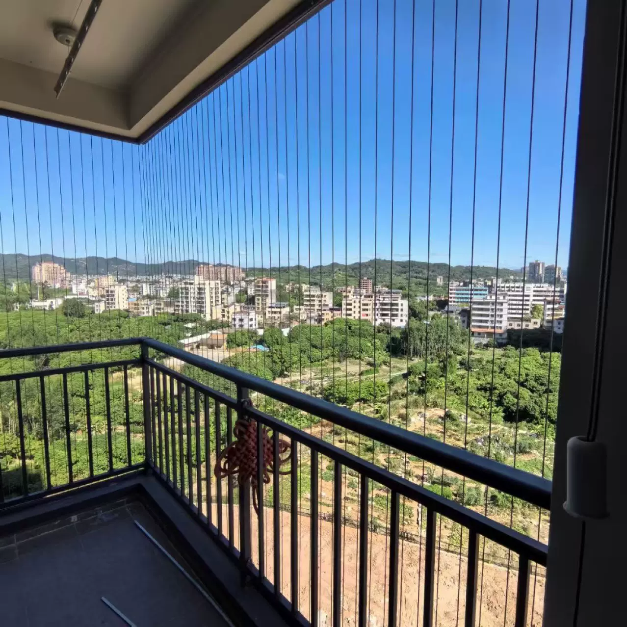 隐形防护网钢丝防盗网室外窗户阳台新型防盗窗材料宠物儿童防坠落