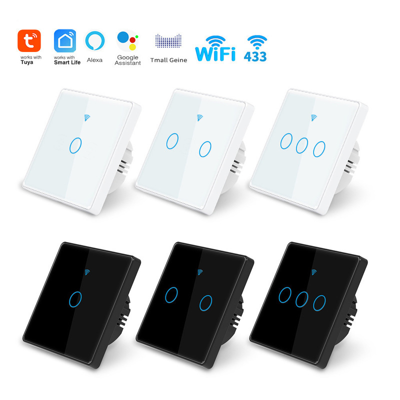 graffiti wifi smart switch home smart wireless control panel alexa voice glass touch switch graffiti wifi smart switch home smart wireless control panel alexa voice glass touch switch