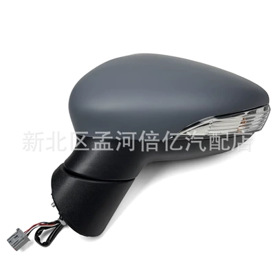 Suitable for Ford Fiesta Mk7 08-12 Rearview Mirror Assembly with Heating, 6 Wires, 8 Holes, Reversing Mirror Assembly