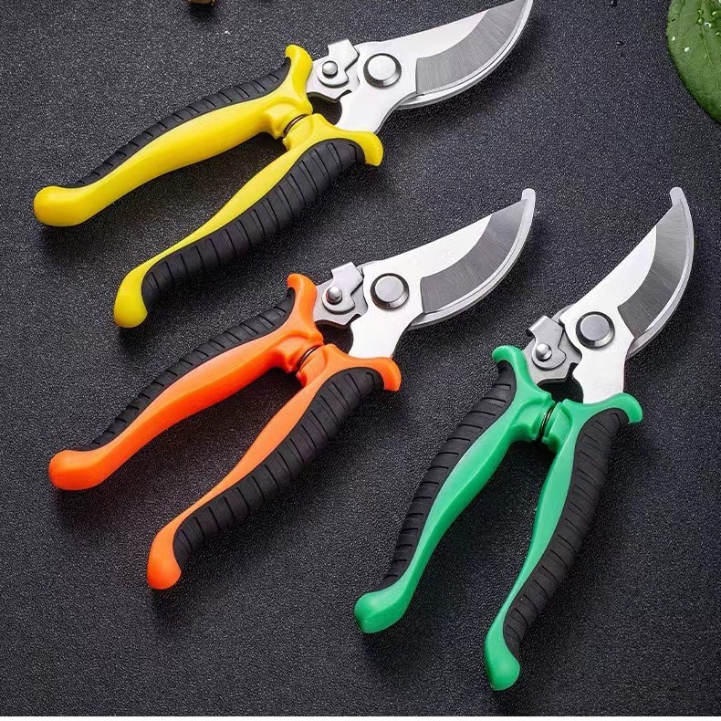 不锈钢修枝剪多用途园艺剪刀果园花枝嫁接树枝园林树枝剪摘果工具