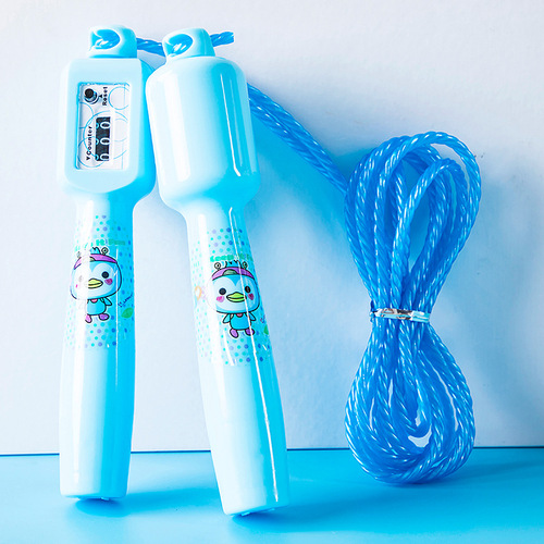 Cartoon counting children's skipping rope 6135 factory direct supply street stall best-selling length adjustable primary and secondary school kindergarten skipping rope