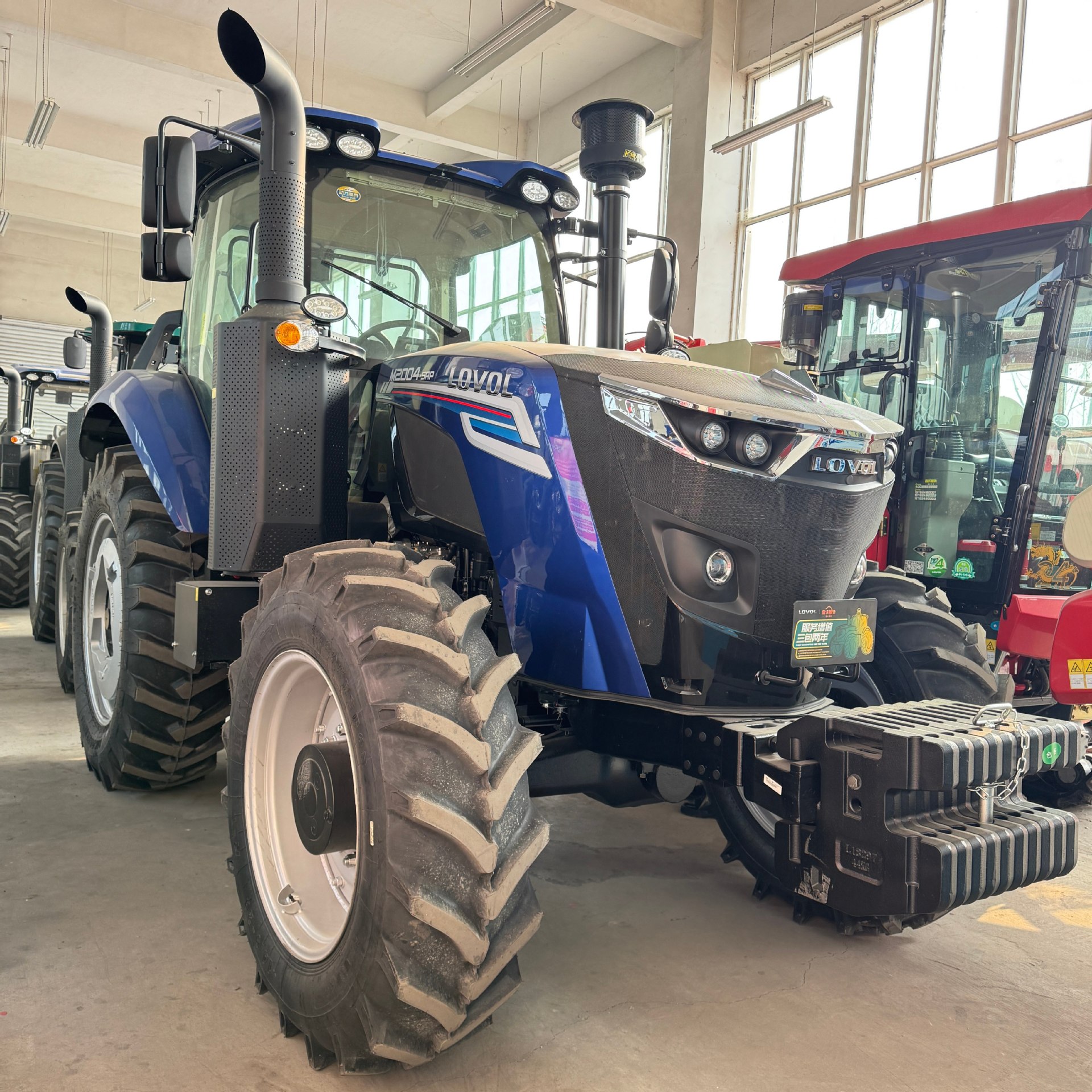 雷沃2004-5RP四驱同步器换挡播种四驱两驱灵活选择旋耕犁地拖拉机