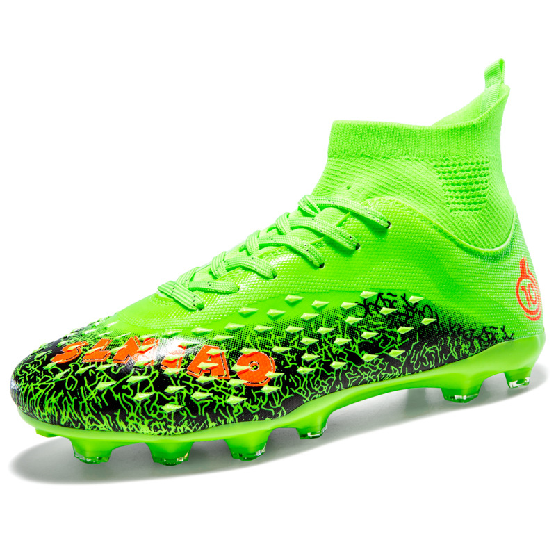 Zapatos de fútbol transfronterizos de alta altura, zapatos de fútbol, zapatos de entrenamiento para estudiantes, hombres, adolescentes adultos